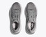 The Hoka Men's Bondi 9 Running Shoes in Galactic Grey and Steller Grey