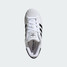The Adidas Women's Superstar II Sneakers in White and Black