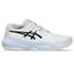 The Asics Men's Resolution X Tennis Shoes in White and Black The Asics Men's Resolution X Tennis Shoes in White and Black