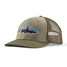The Patagonia Fitz Roy Trout Trucker Hat in River Rock Green