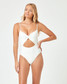 LSpace Women's Off Grid Kyslee One Piece in white