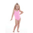 Love & Bikini Girls' Marbella One-piece Bathing suit in Strawberry Pink