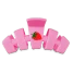 Teleties Classic Large Hair Clip in Handpicked Strawberry