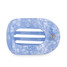 Teleties Large Flat Round Hair Clip in Blue Lagoon
