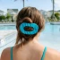 Teleties Large Flat Round Hair Clip in Splash Zone