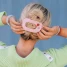 Teleties Large Flat Round Hair Clip in Handpicked Strawberry
