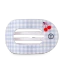 Teleties Large Flat Round Hair Clip in Basket of Cherries