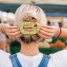 Teleties Large Flat Round Hair Clip in Locally Grown