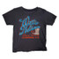 Rowdy Sprout Girls' Willie Nelson Austin Fitted Tee in Washed Black
