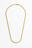 Bartlett London Men's Fox Tail Chain Necklace in PVD Gold Plated