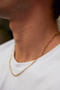 Bartlett London Men's Paperclip Chain Necklace in PVD Gold Plated