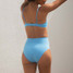 Left On Friday Women's Sunday Bikini Top in Point Break Blue