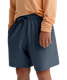 The Free Fly Youth Breeze Shorts in Storm Cloud Blue
