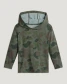The Free Fly Toddlers' Bamboo Shade Hoodie in Vintage Camo Oil Green