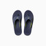 The Reef Kids' Fanning Sandal in the colorway Lime/ Navy
