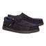 The HeyDude Men's Wally Stretch Sox Shoes in Black/Black The HeyDude Men's Wally Stretch Sox Shoes in Black/Black