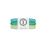 Teleties Small Hair Ties in Cabana Cutie