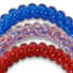 Teleties Small Hair Ties in Patriot Pop