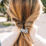 Teleties Large Hair Tie Washed Denim