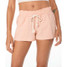 Roxy Women's Oceanside Shorts in Rose Cloud detail
