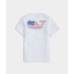 Vineyard Vines Men's Americana Whale Pocket Tee White Cap side view