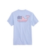 Vineyard Vines Men's Americana Whale Pocket Tee Jake Blue back view