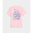 The Vineyard Vines Men's Sunset Sails Tee in Flamingo Pink