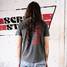 Norman Roscoe Texas Icon T-Shirt in Charcoal front view