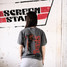 Norman Roscoe Texas Icon T-Shirt in Charcoal Norman Roscoe Texas Icon T-Shirt in Charcoal