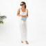 Aloha Collection Petite Check Small Pouch in Tide/Sandstone