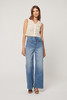 Rolla's Jeans Women's Sailor Jeans in Canyon Blue sitting view