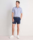 The Vineyard Vines Men's 5 inch On The Go Shorts in the Blue Blazer Colorway