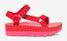 The Teva Women's Flatform Universal Sandals in Hot Pink The Teva Women's Flatform Universal Sandals in Hot Pink