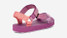 The Teva Kids' Original Universal Metallic Sandals in Pink/Purple Multi