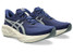 Asics Men's Novablast 5 Track Club Running Shoes Indigo Blue Seal Grey heel detail