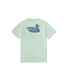 Southern Marsh Boys' Retro Duck Seawash Pocket Tee in Seafoam front view