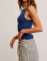 Free People Women's We The Free Mia Tank Top in Bellwether Blue