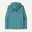 The Patagonia Men's Capilene Cool Daily Graphic Hoody in Wetland Blue The Patagonia Men's Capilene Cool Daily Graphic Hoody in Wetland Blue