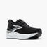The brooks Lane Men's Glycerin GTS 22 Running Shoes in Black/Grey/White