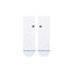 Stance Icon Quarter Crew Socks White side view