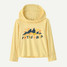 The Patagonia Baby Capilene Silkweight Hoody in Yellow The Patagonia Baby Capilene Silkweight Hoody in Yellow