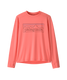 The Patagonia Kids' Capilene Silkweight Longsleeve Tee in Pickled Pink