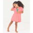 Ruffle Butts Terry Full Zip Cover Up in Bubble Gum Pink