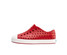 Native Toddlers' Jefferson Shoes Ruby Red/Shell White top view
