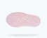 Native Toddlers' Jefferson Bio-Bling Shoes Barely Pink Bling/Shell White front view