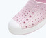 Native Toddlers' Jefferson Bio-Bling Shoes Barely Pink Bling/Shell White detail view