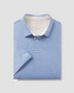 The Southern Shirt Men's Grayton Heather Polo in Horizon Blue