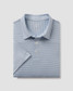 Southern Shirt Men's Heather Madison Stripe Polo in Windsor front