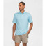 The Southern Shirt Men's Heather Madison Stripe Polo in Alaskan Blue