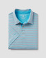 Southern Shirt Men's Sawgrass Stripe Polo Marina Blue front
